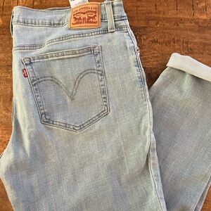 Levi's women Straight Jeans in Light Blue